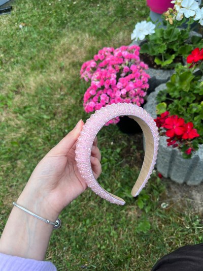 A+ Kalite Taşlı Taç Pinky