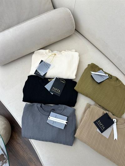 Basic Triko Yağ Yeşili