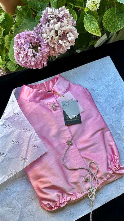 İpek Şantuk Bluz Özel Seri Tafta