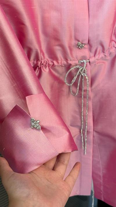 İpek Şantuk Bluz Özel Seri Tafta