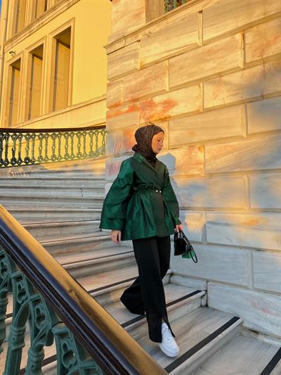 Lara Ceket Zümrüt Yeşili