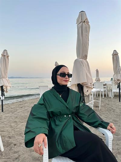 Lara Ceket Zümrüt Yeşili