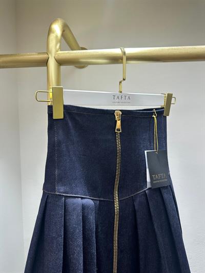 Midnight Gold Denim Etek