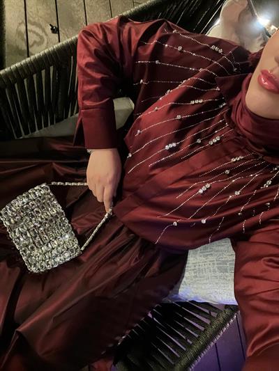 Shine Gömlek Vişne