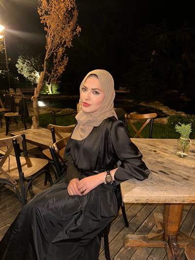 Tafta Balon Etek Siyah