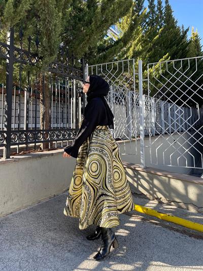 Tafta Leylak Skirt