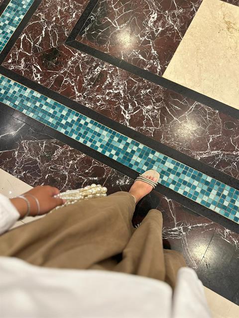 Camel Gabardin Etek