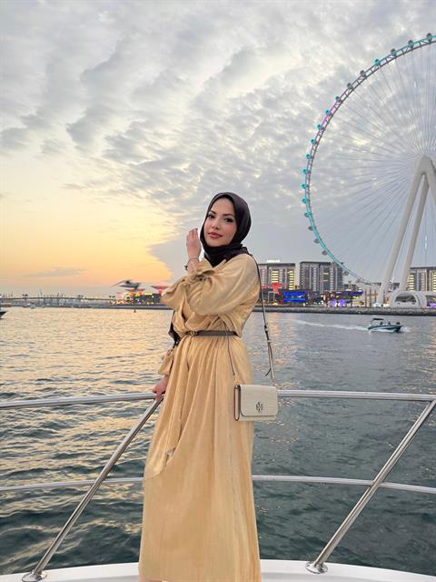 Gold Lidya Elbise