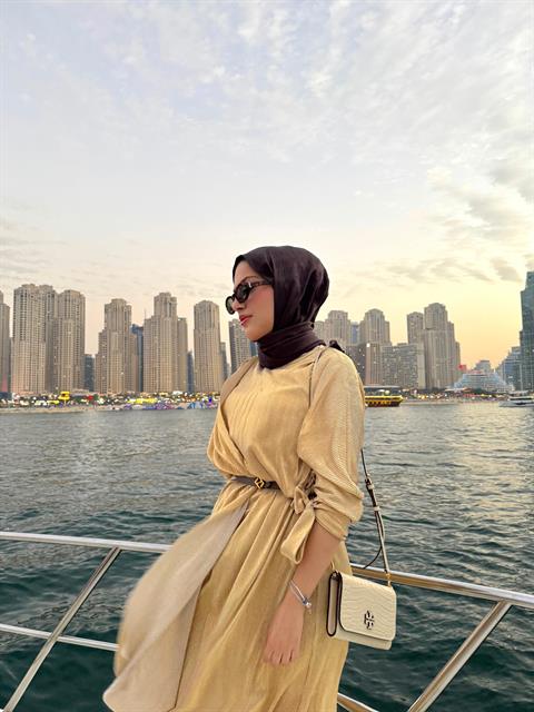 Gold Lidya Elbise