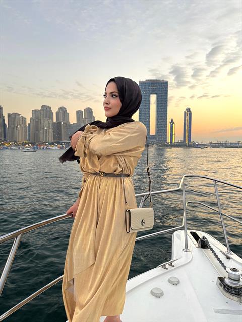 Gold Lidya Elbise