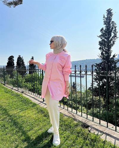 Pembe Ahu Gömlek