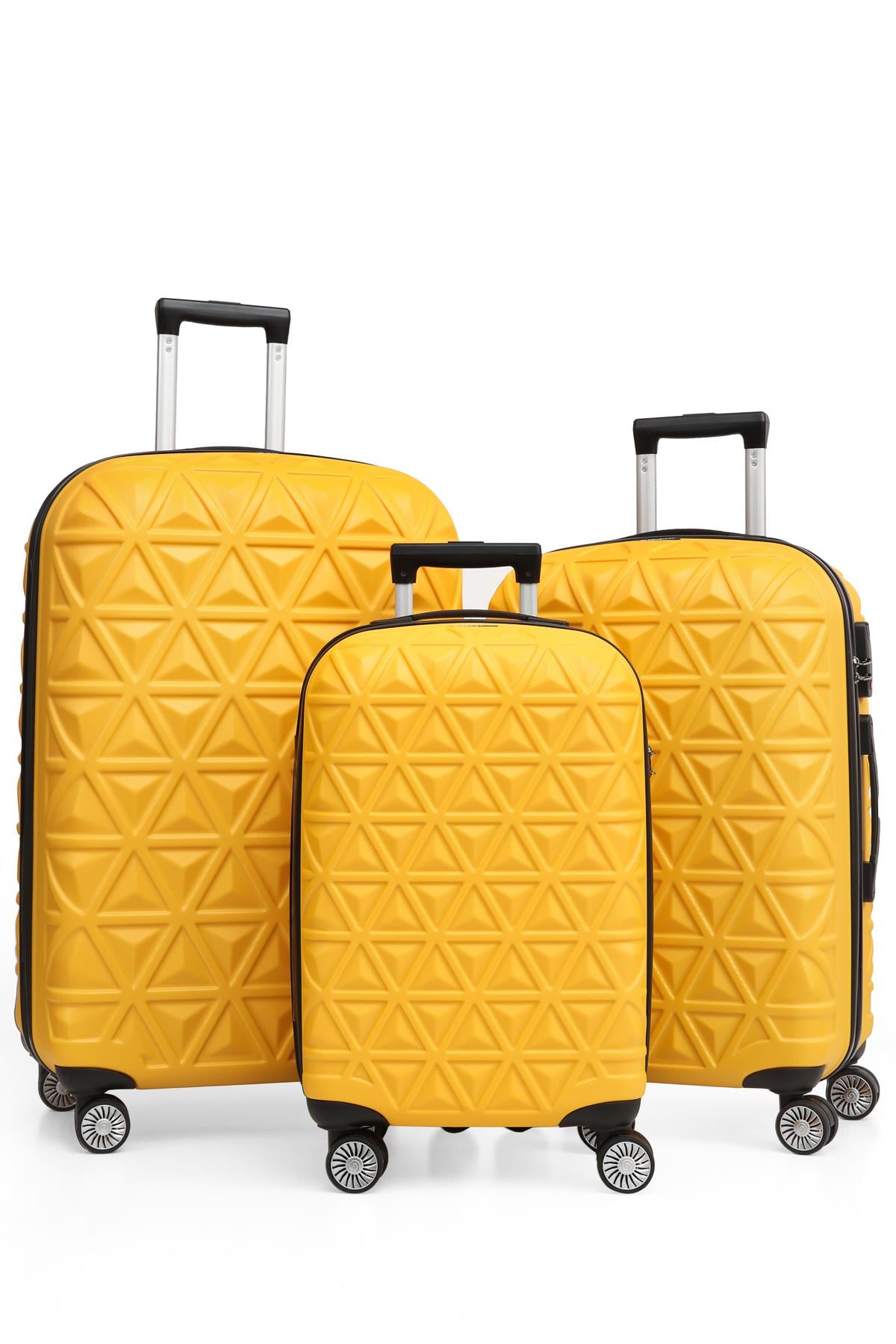 ÇÇS 5145 ABS 3 LÜ VALİZ SETİ