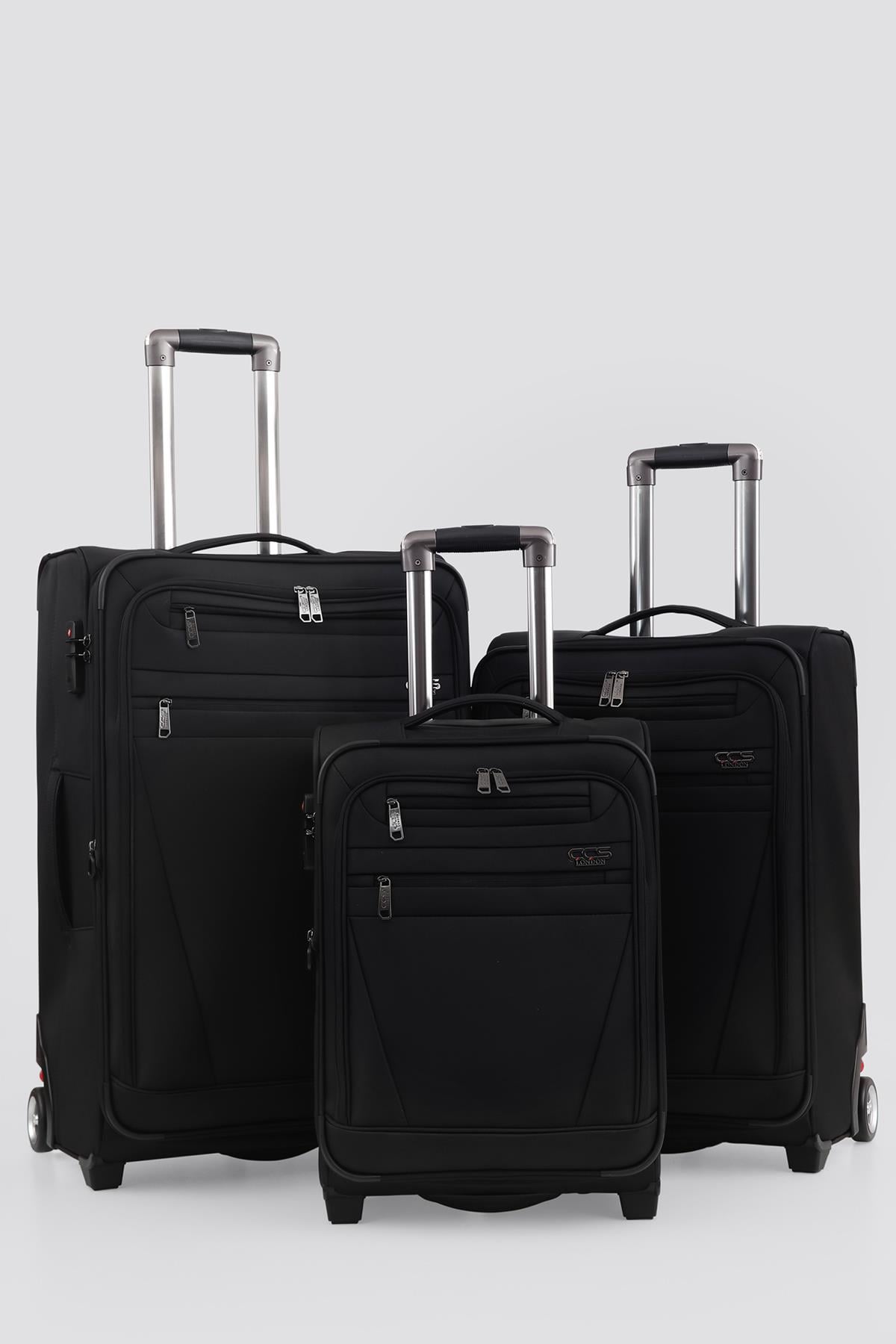 CCS 710 Kumaş 3 Lü Valiz Seti