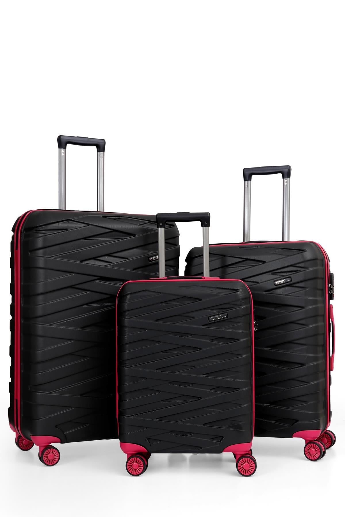 ÇÇS NC-092 ABS 3 LÜ VALİZ SETİ