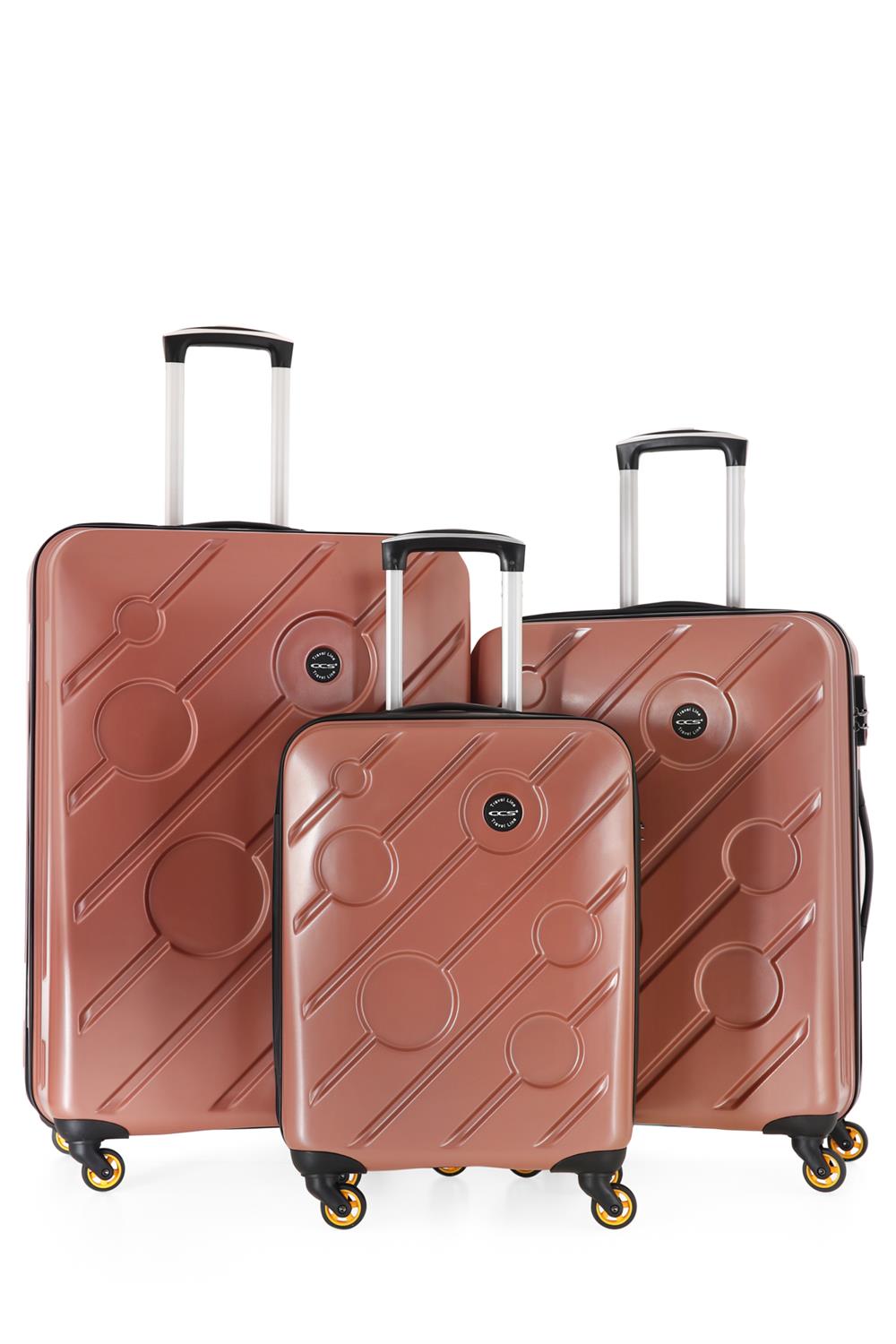 ÇÇS 5208 3 LÜ ABS VALİZ SETİ - ÇÇS Çanta