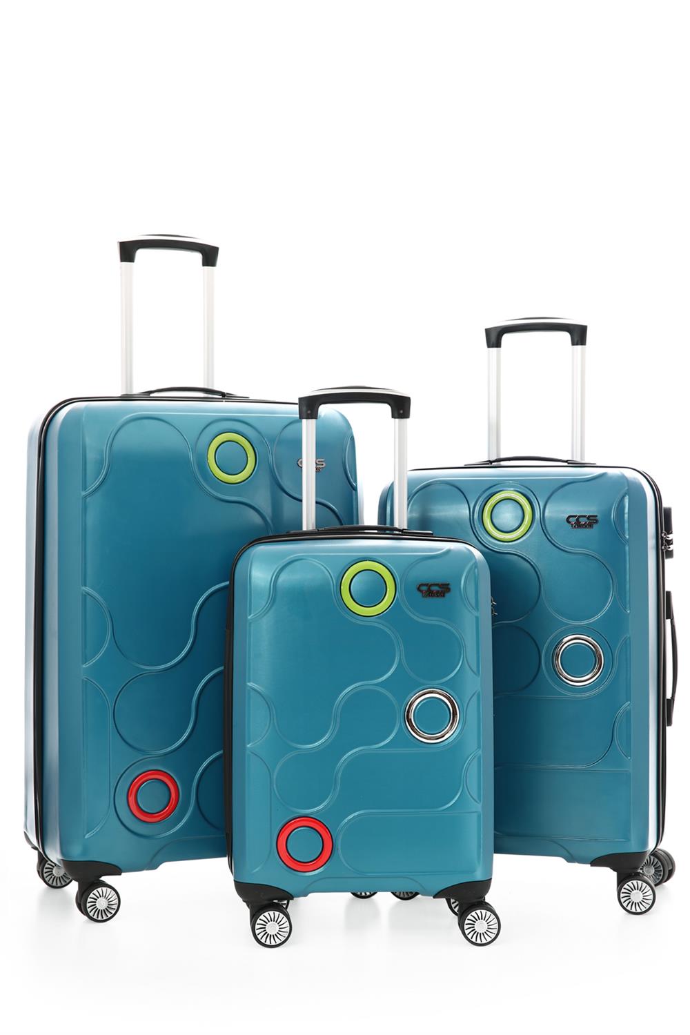 ÇÇS 5237 Abs 3 Lü Valiz Seti - ÇÇS Çanta