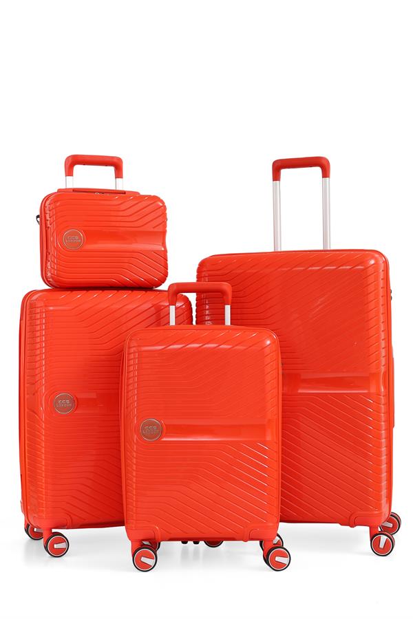 ÇÇS 5239-5240 POLİPROPİLEN 4 LÜ VALİZ SETİ