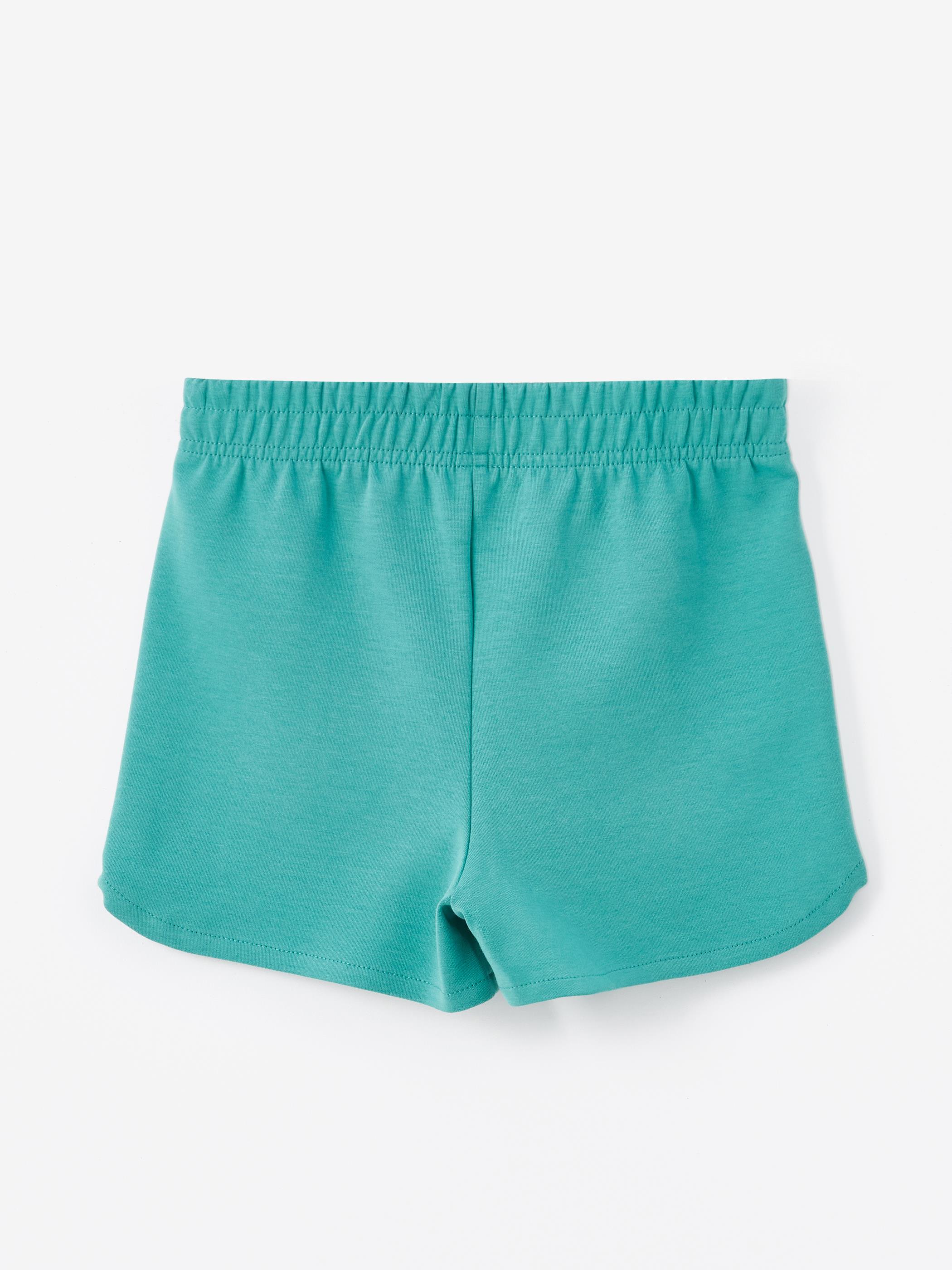 Malibu - Örme Baskılı Şort - Yeşil