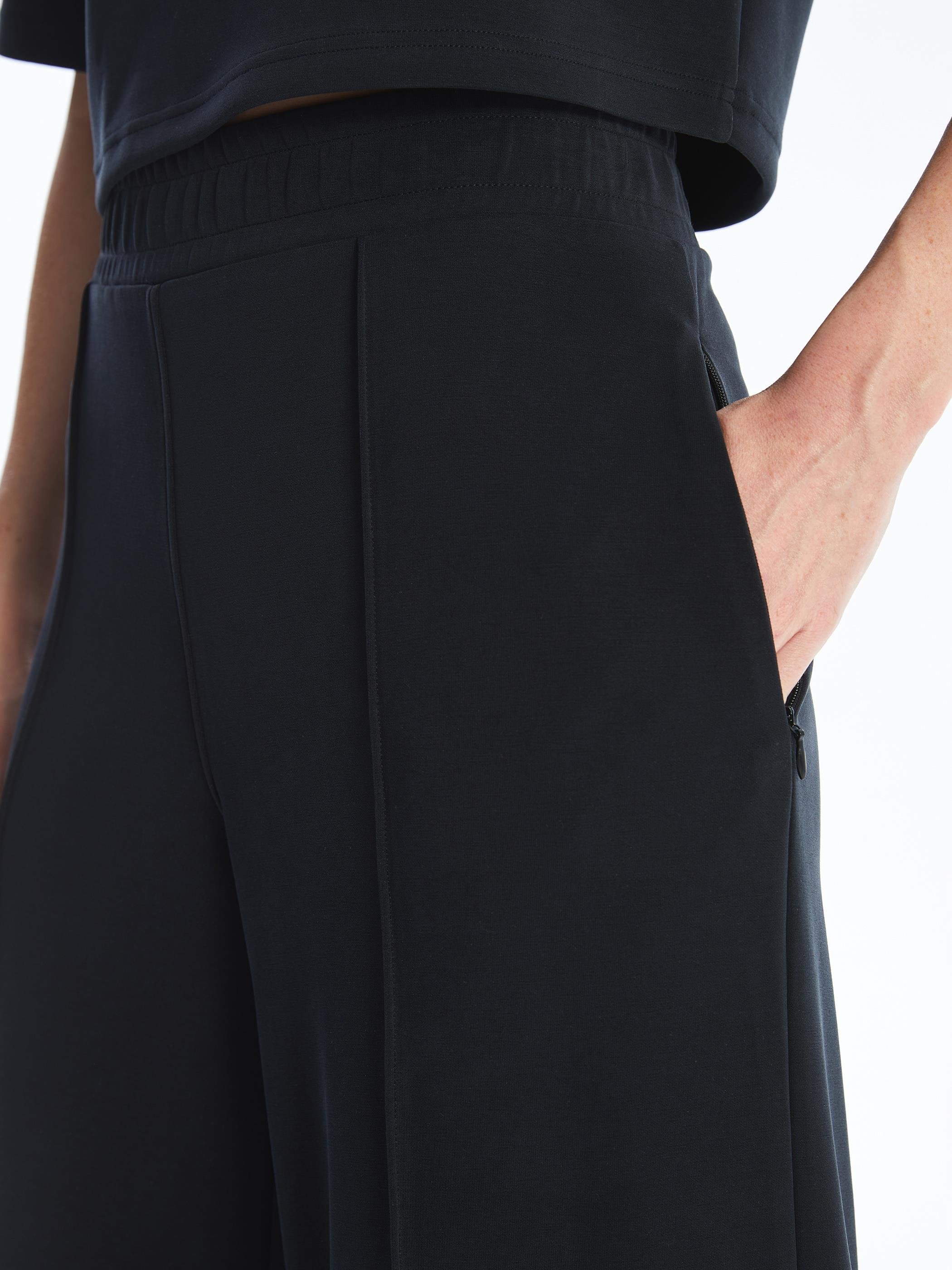 Molise - Modal Oysho Kumaş Bol Paça Pantolon - Antrasit