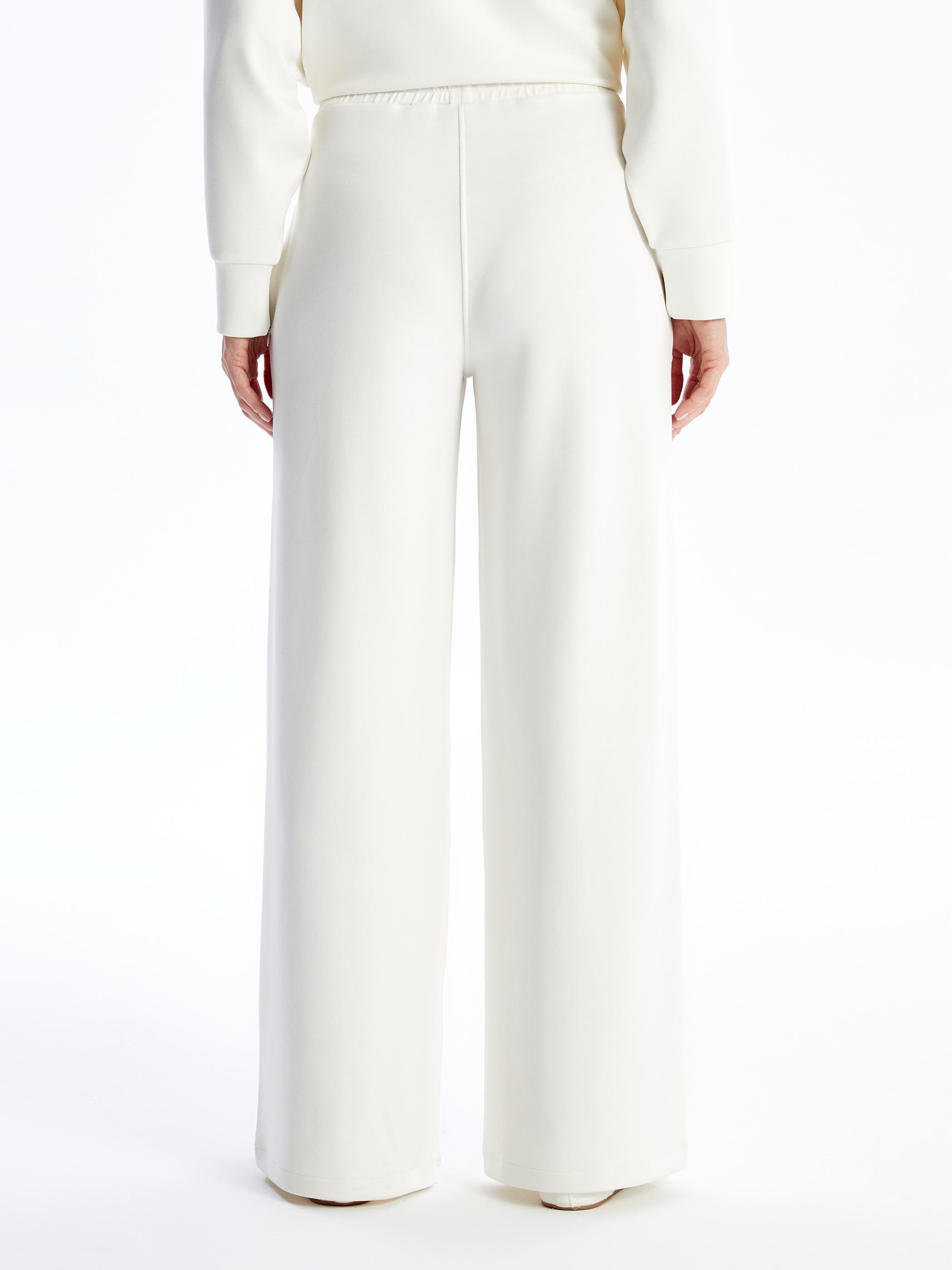 Molise - Modal Oysho Kumaş Bol Paça Pantolon - Ekru