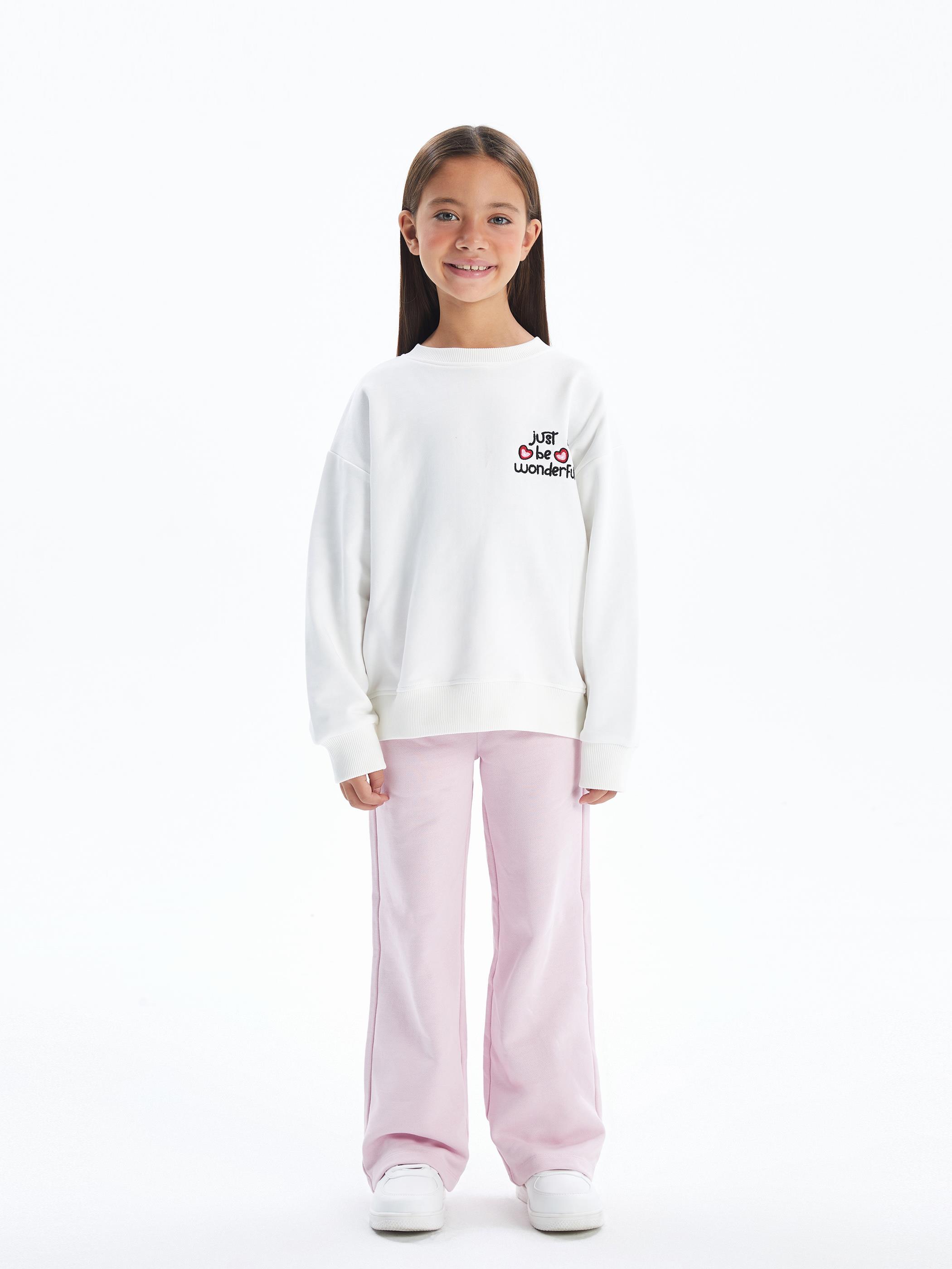 Sacaba - Bisiklet yaka ve İçi Şardonlu Dijital Baskılı Sweatshirt