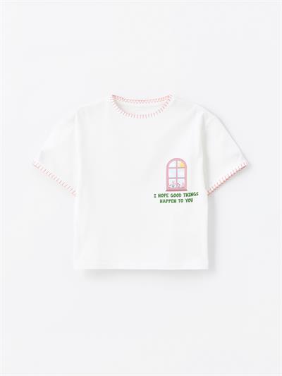 3 lü Set - Örme Baskı Detaylı Tshirt Set 8