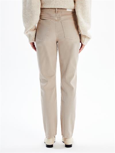 Detroit - Normal Bel Regular Fit Denim Pantolon - Bej Renk