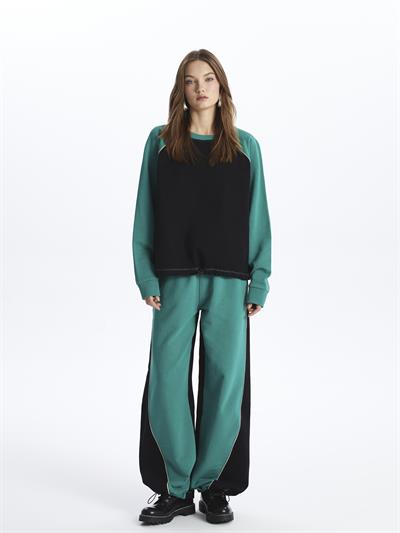 Havana- Parçalı Pantolon- Siyah Yeşil