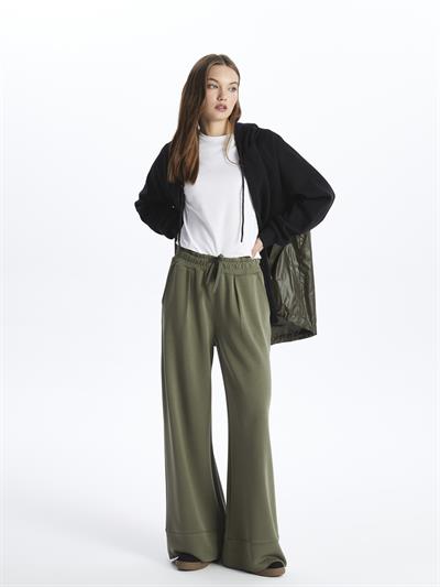 Washington- Düz Modal Pantolon- Haki