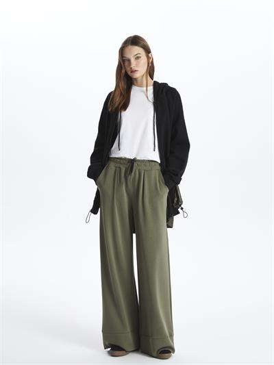 Washington- Düz Modal Pantolon- Haki