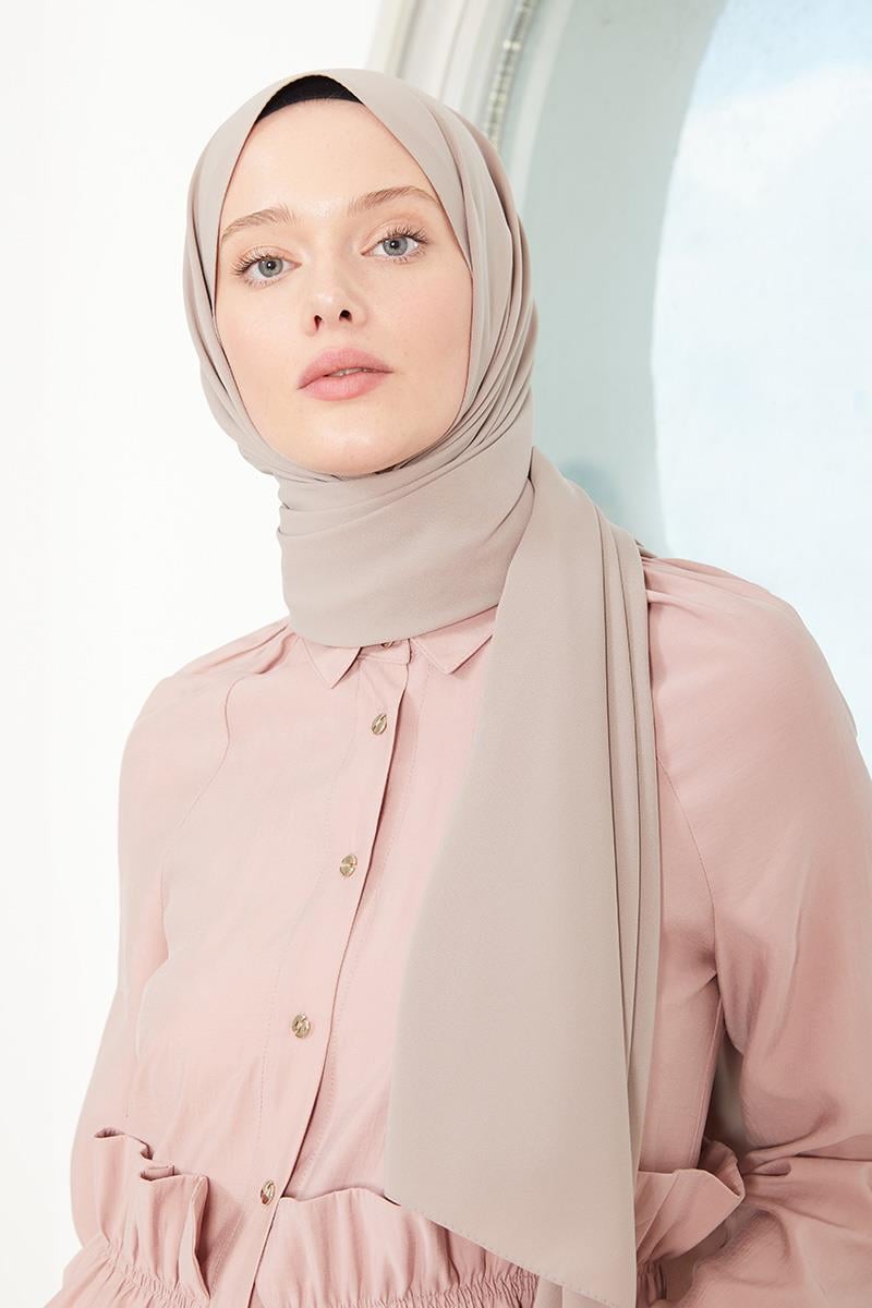 Fivescarf Şeftali Medine İpeği Şal