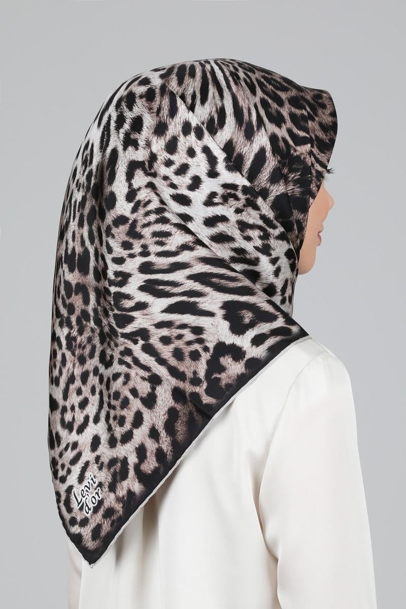 Levidor Kırık Beyaz Twill İpek Eşarp