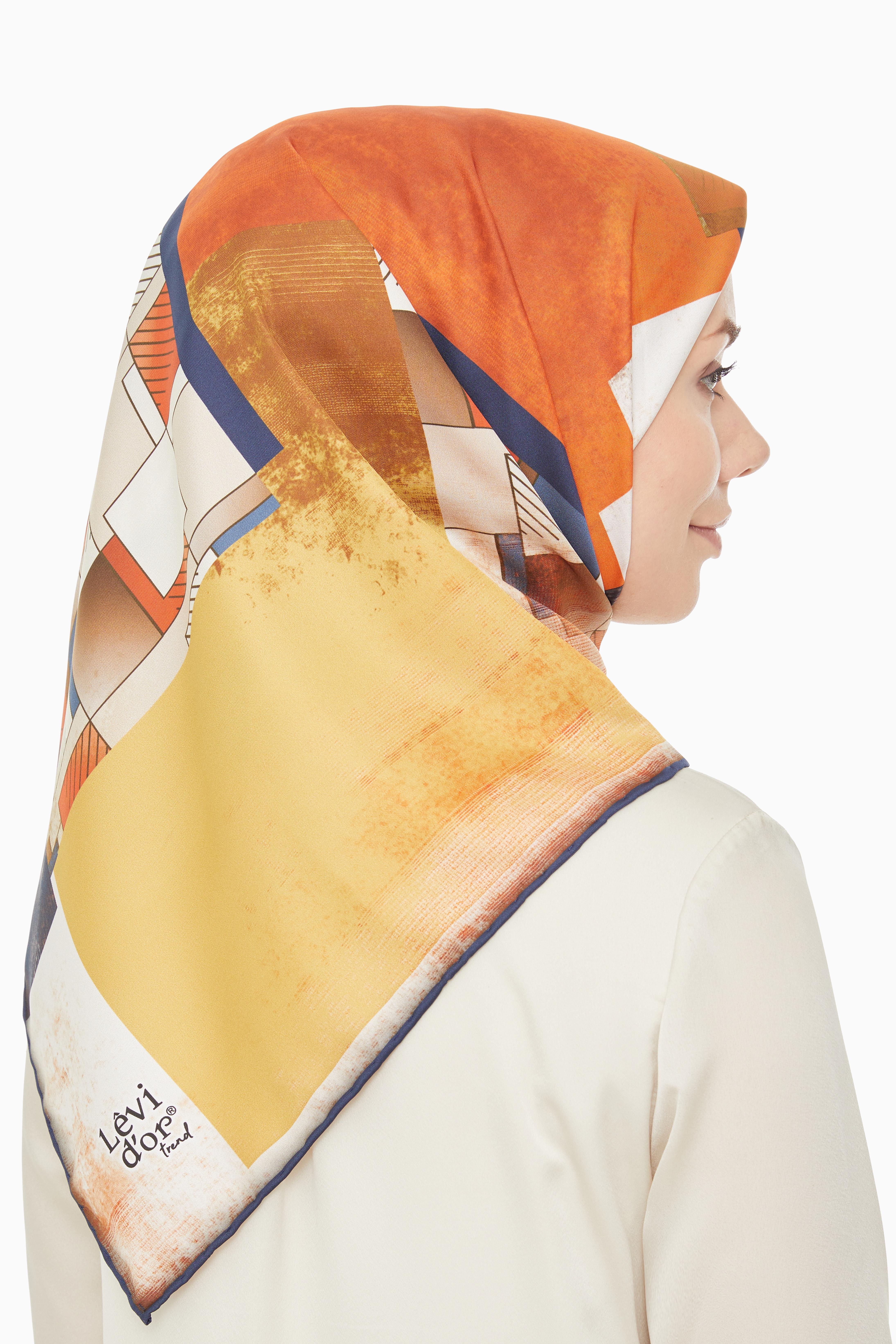 Levidor Lacivert Trend Twill Eşarp