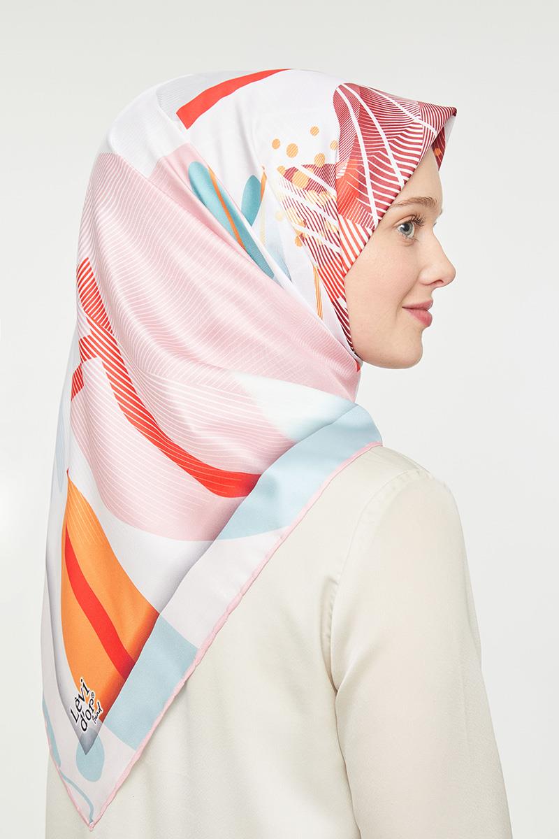 Levidor Pembe Trend Twill Eşarp