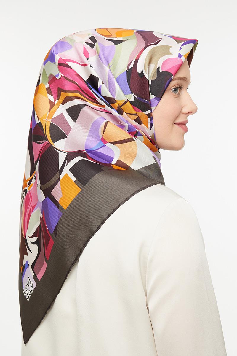 Levidor Pembe Twill Saf İpek Eşarp