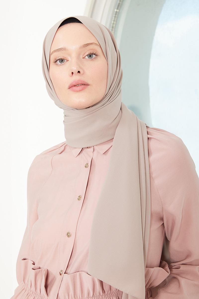 Fivescarf Şeftali Medine İpeği Şal