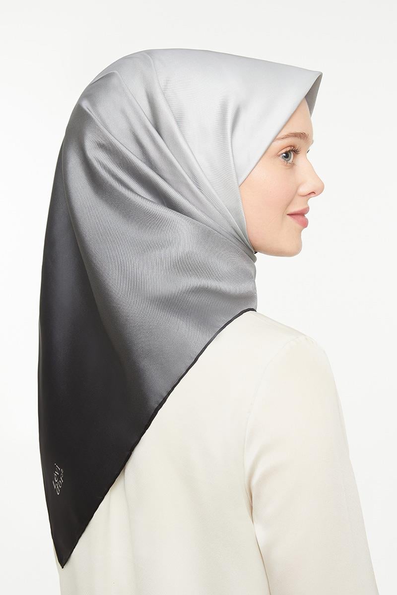 Levidor Füme Twill Saf İpek Eşarp