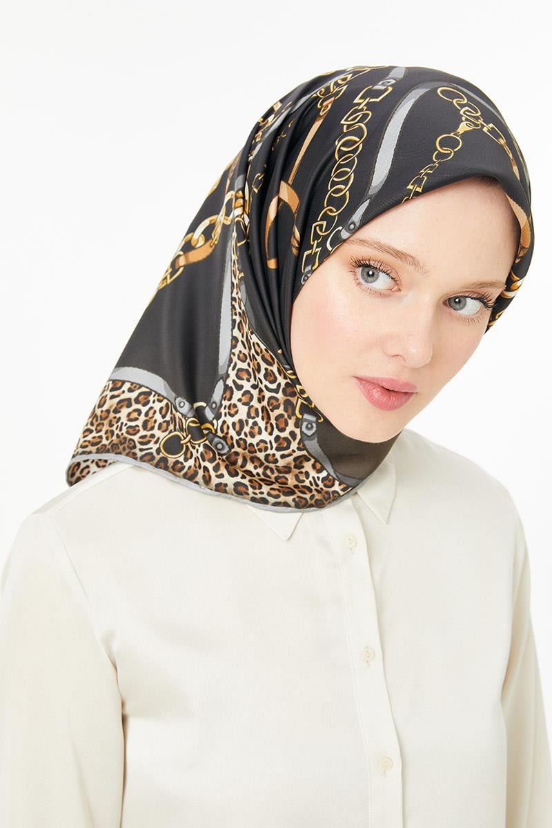 Levidor Gri Trend Twill Eşarp