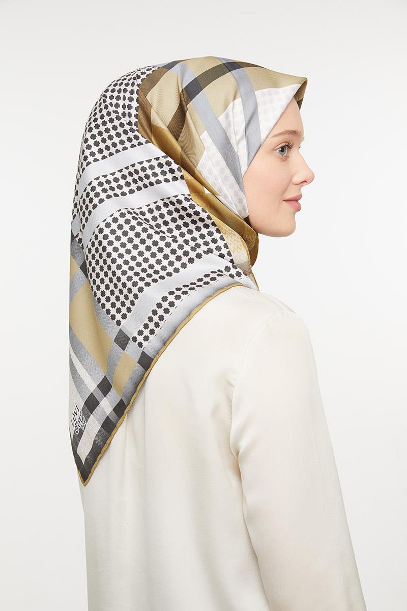 Levidor Gri Trend Twill Eşarp