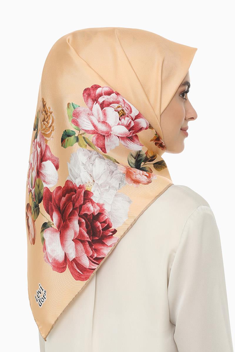 Levidor Hardal Twill Saf İpek Eşarp