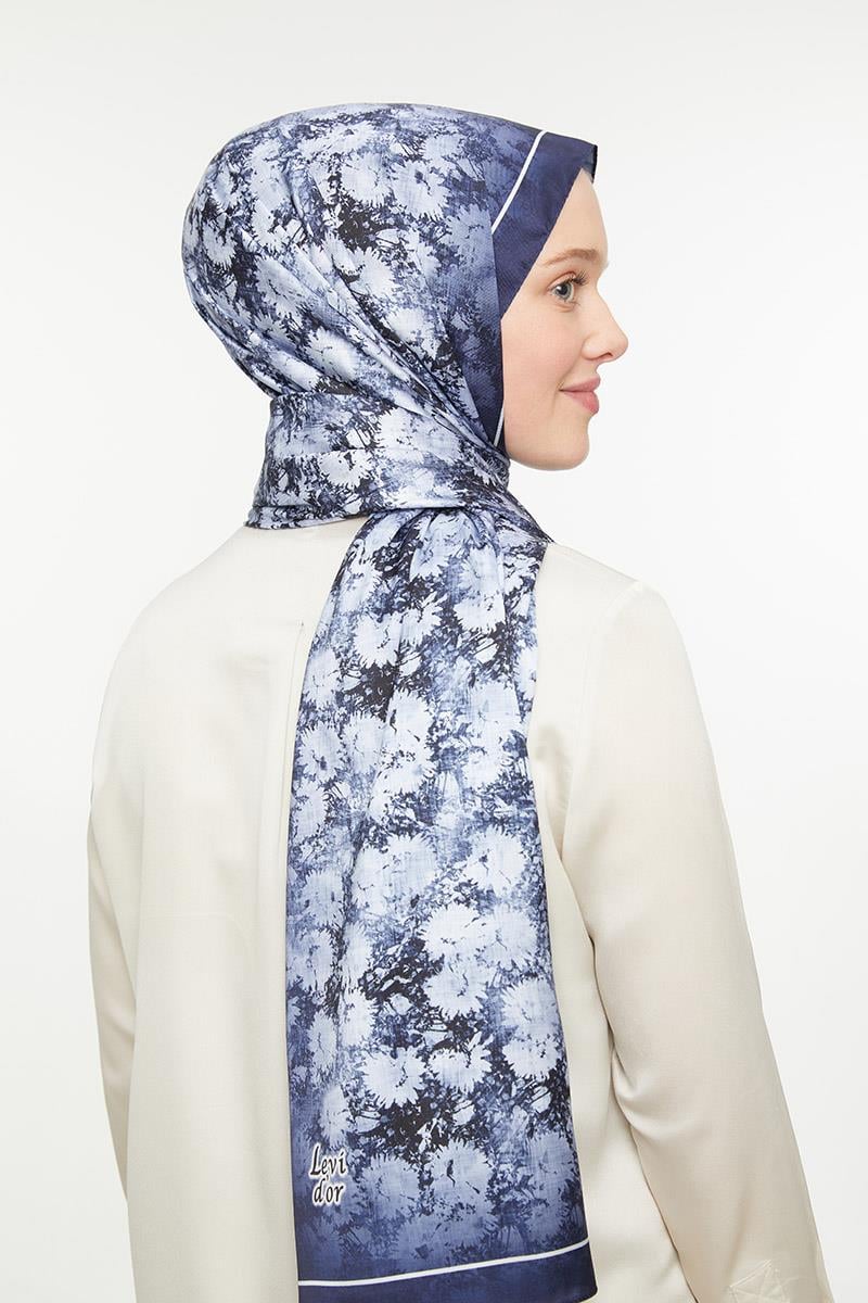 Levidor Lacivert Twill Şal
