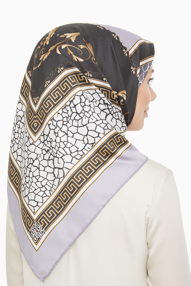Levidor Leylak Trend Twill Eşarp