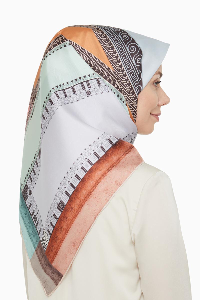 Levidor Lila Twill Saf İpek Eşarp