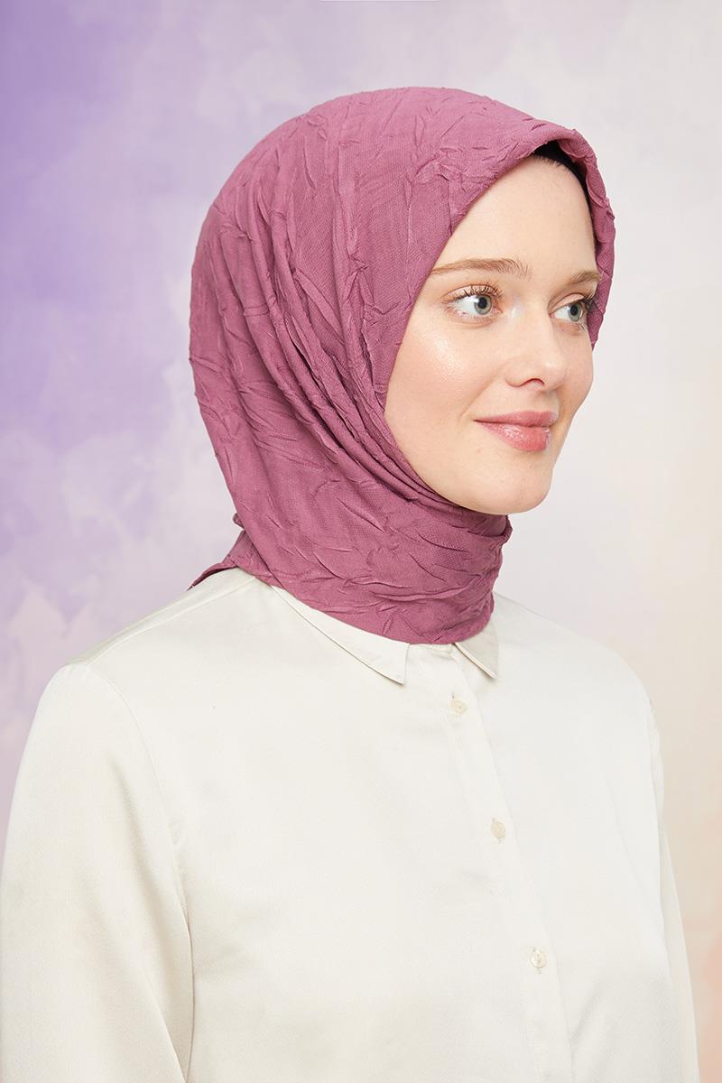 Levidor Menekşe Kraş Şifon Eşarp