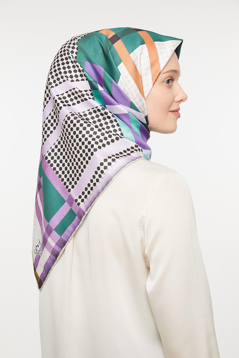 Levidor Menekşe Trend Twill Eşarp