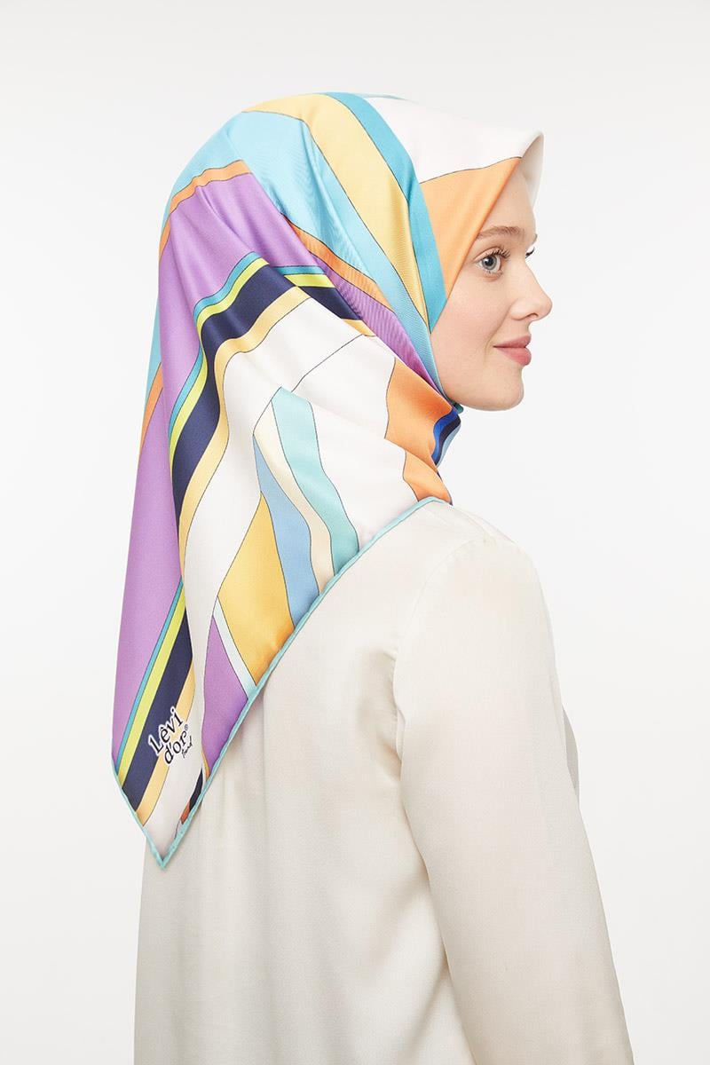 Levidor Mint Yeşili Trend Twill Eşarp