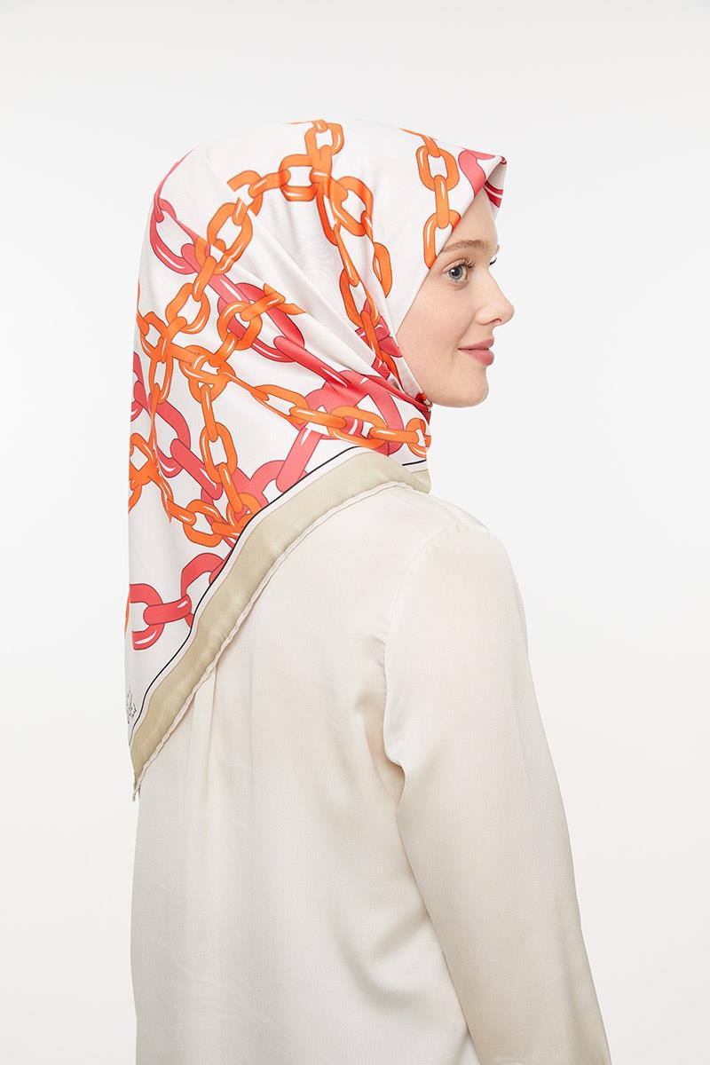 Levidor Nar Çiçeği Trend Twill Eşarp