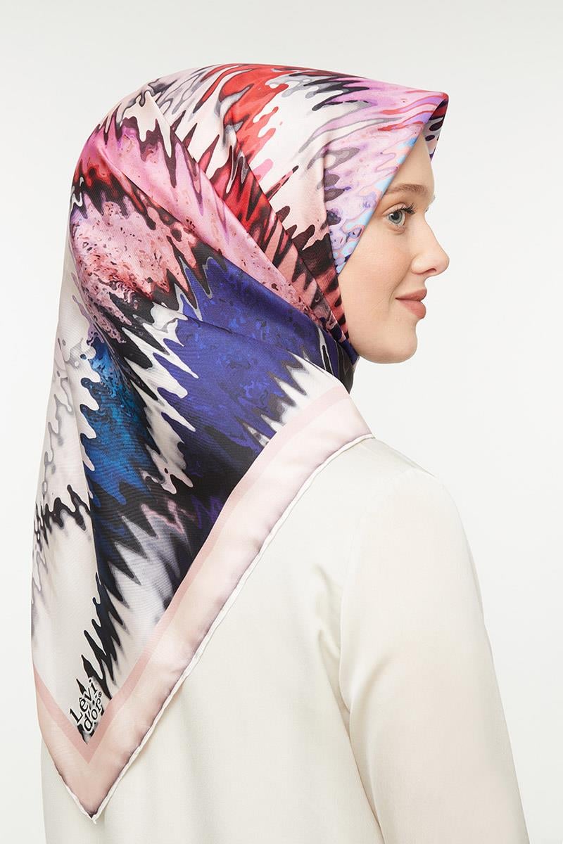 Levidor Pudra Twill Saf İpek Eşarp