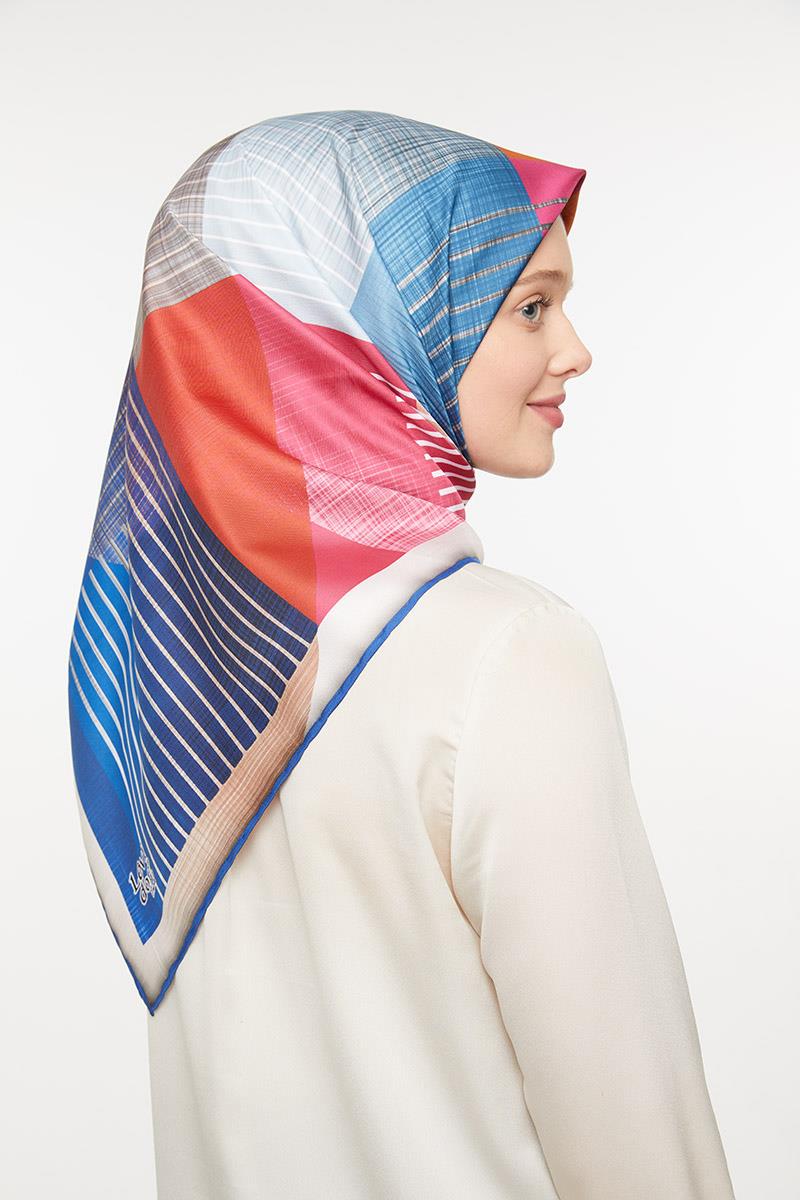 Levidor Saks Mavisi Trend Twill Eşarp