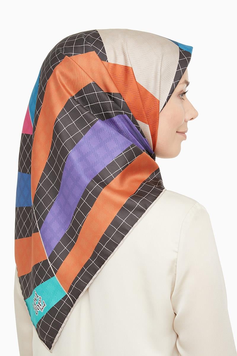 Levidor Siyah Trend Twill Eşarp